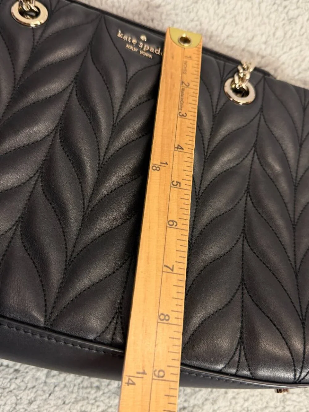 KATE SPADE New York Meena Briar Lane Quilted Black Purse